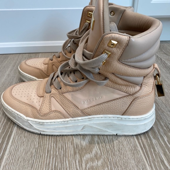 Pink Buscemi high tops 40 - Picture 1 of 6